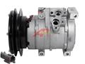 New Denso Aftermarket Version 10S15C Compressor With 1 Groove Clutch, 24V