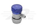 R134a Manual Coupler Lo Side 1/4 Male Flare For R12 Manifold