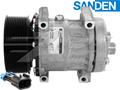 OE Sanden Compressor SD7H15SPRHD - 126mm, 12 Groove SHD Clutch, 12V