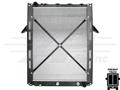 Plastic/Alluminum Radiator with Oil Cooler and Frame