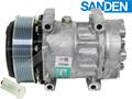 OE Sanden Compressor SD7H15 - 132mm, 8 Groove Clutch 24V