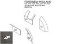 Ford/New Holland Lower Cab Kit - Black