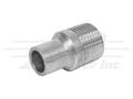 Aluminum Weld On Fitting #10 7/8 - 14 Male Insert O-Ring With 5/8 Pilot