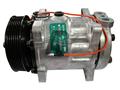 OE Sanden Compressor SD7H15 - 119mm, 6 Groove Clutch 12V