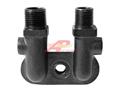 Vertical 8 and 10 O-Ring Bolt-On Manifold - Steel