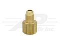 R134 to R12 Adapter 1/2 Female Acme to 1/4 Male