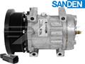 OE Sanden Compressor SD7H15 - 133mm, 8 Groove Clutch 24V