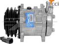 OE TCCI Compressor SD5H11 - 125mm, 2 Groove Clutch 12V