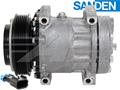OE Sanden Compressor SD7H15 - 125mm, 6 Groove SHD Clutch, 12V