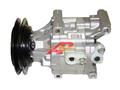 New Original Denso SCSA06C Compressor with Single Groove Clutch, 12V with Superheat Switch