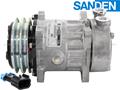 OE Sanden Compressor SD7H15HD - 125mm, 2 Groove HD Clutch 12V