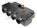 Dash Mount Evaporator Unit w/ 4 Flex Outlets, 12 Volt