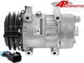 Alternative Compressor SD7H15 - 132mm, 2 Groove Clutch 12 Volt