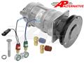 New Heavy Duty Aluminum A6 Replacement Compressor with Hi & Lo Pressure Update Kit