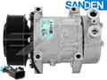 OE Sanden Compressor SPRHD - 126mm, 10 Groove SHD Clutch, 12V