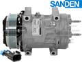 OE Sanden Compressor SD7H15E - 119mm, 6 Groove Clutch 12V