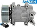 OE Sanden Compressor SD7H15HD - 126mm, 12 Groove HD Clutch, 12V