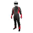 K1 Precision II SFI-5 Premium Nomex Suit, Black/Red