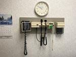 Welch Allyn wall board, Sphygmomanometer, Thermometer, Otoscope, Opthalmoscope 