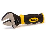 Titan Tools 8 Stubby Adjustable Wrench