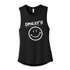 Smiley Face Tank - Black
