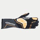 Alpinestars Tech-1 ZX V4 Gloves, Black/Orange Fluo