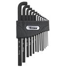 Titan Tools 13 pc SAE Low-Profile Hex Key Set