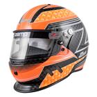 Zamp RZ-65D Carbon SA2020 Helmet, Flo Orange/Yellow
