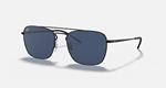 Ray-Ban RB3588, Matte Rubber Black/Dark Blue