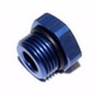 SRP Aluminum O-Ring Boss Plug, Blue