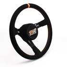 MPI 14 Alum 3.5 Dish Suede Grip Steering Wheel, Bandolero/Legends