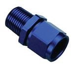 SRP Straight Female Flare AN to Pipe Fittings, Blue