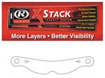 Racing Optics XStack Tearoffs-Clear 11.75 Post Ctr