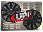 Dual 11 Fans on Universal Aluminum Shroud with Louvers 25.50 X 18.25
