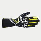 Alpinestars Tech-1 Race V3 Gloves, Black/Yellow Fluo