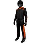 K1 Aero SFI-5 Premium Nomex Suit, Black/Orange