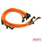 Scott 10 mm SBC Silicone Sleeve Wire Set, 90° Boots/Over Valve Cover/HEI