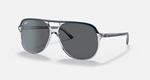 Ray-Ban Bill, Blue on Transparent/Dark Grey