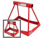 Allstar 14 Steel Stack Stands, Red - Pair