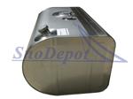 100 Gallon Stainless Steel D-Style Fuel Tank