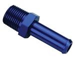 SRP Straight NPT Pipe to Hose Barb Fittings, Blue