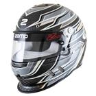 Zamp RZ-67D SA2025 Helmet, Matte Gray Carbon Graphic