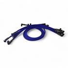 Scott 9 mm SBC Fiberglass Sleeve Wire Set, 90° Boots/Under Header/HEI