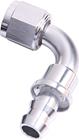 SRP 90° Elbow Push-On Hose Fitting, Chrome Look