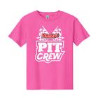 Youth Pink Pit Crew Tee