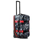 K1 Atlas Lifestyle Carry-On Travel Roller Gear Bag, Black/Red/Grey/White