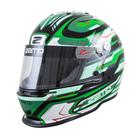 Zamp RZ-42Y Youth Snell CMR2016 Helmet Black/Grn/Lt Grn