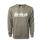 Smileys Olive/White Logo T-Shirt Hoodie