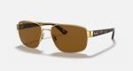 Ray-Ban RB3663, Polished Arista Gold/B-15 Brown