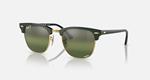 Ray-Ban Clubmaster, Green Arista/Silver-Green Chromance Polarized
